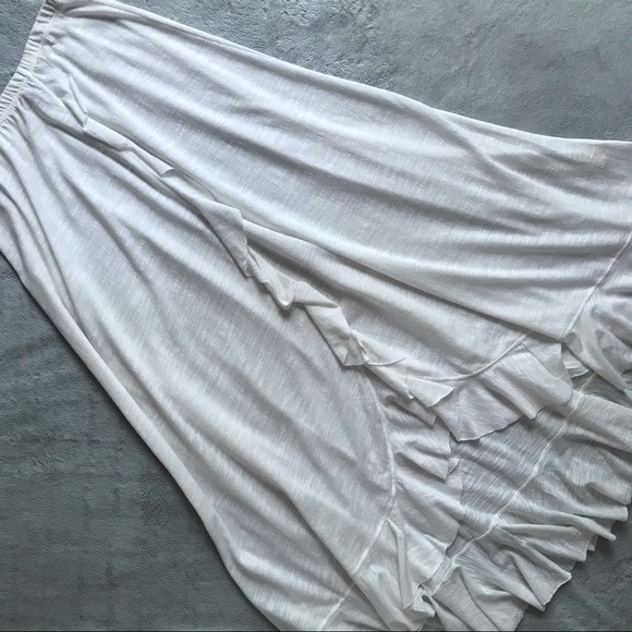 Free People Dresses & Skirts - Free People Beach Cascade Ruffle Maxi Skirt Dress